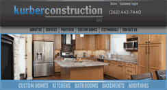 Desktop Screenshot of kurberconstruction.com